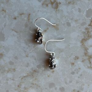 NWOT Sundance Sky Treasure Earrings, Meteorite, Sterling Silver